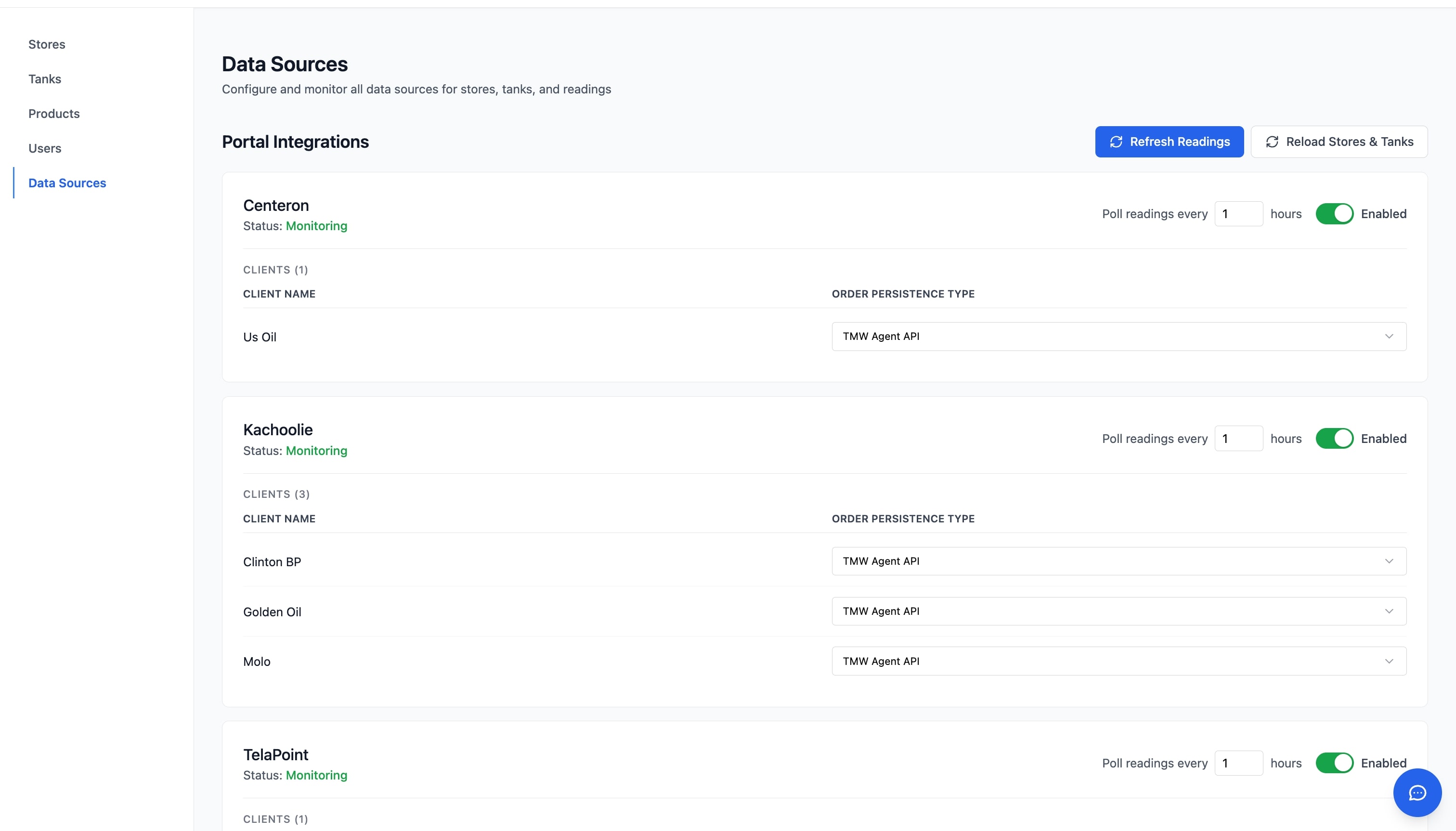 Collecting data from portals